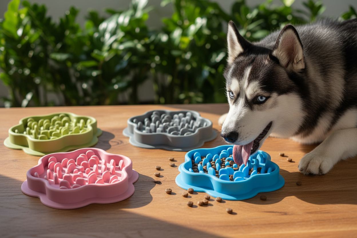Colorful Slow Feeder Bowl Creative Hero